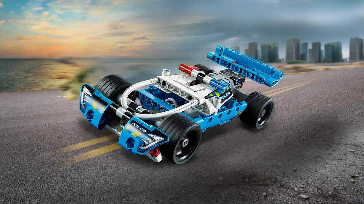 LEGO Technic Politie Achtervolging 42091 - 120 Stukken - afbeelding 4 van 6