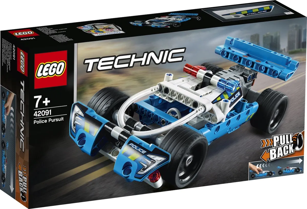 LEGO Technic Politie Achtervolging 42091