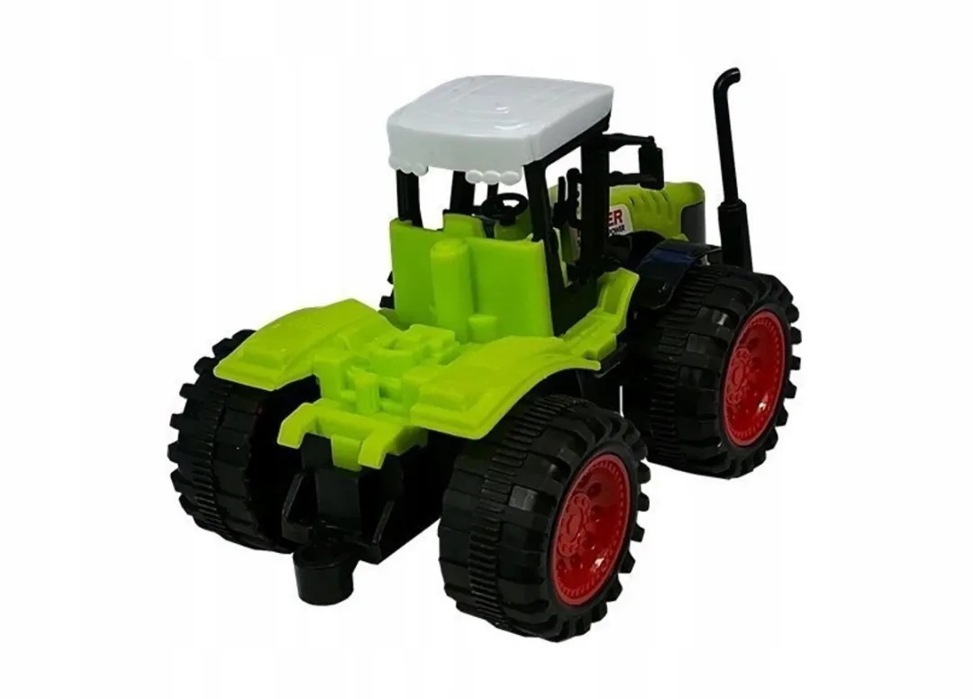 Lean Toys Boerderij Voertuigen Set - Tractor, Spuit, Vermeerderaar & Pers