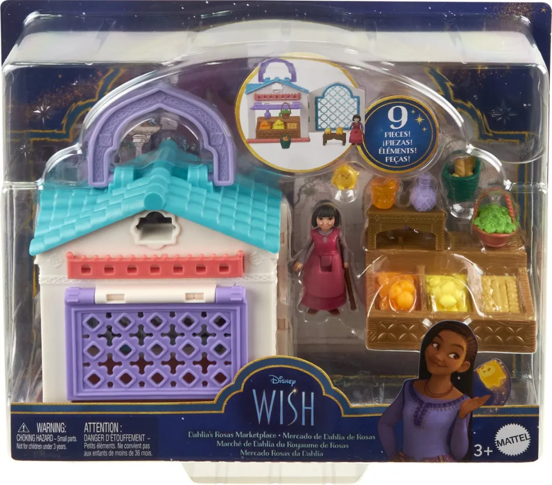 Disney Wish Speelgoedmarkt Speelfigurenset HRH74 - Meerkleurig