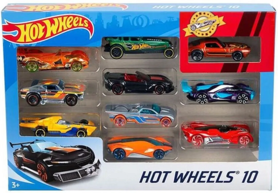 Hot Wheels Cadeauset 10 Auto's 412496