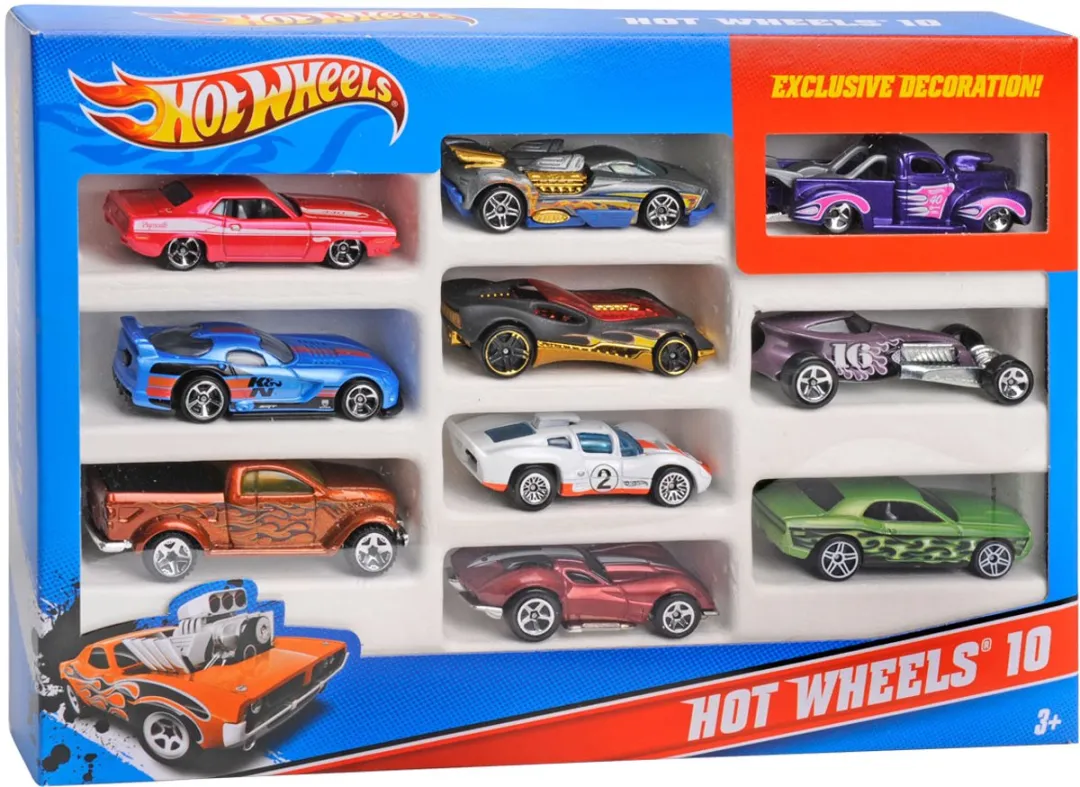 Hot Wheels Cadeauset 10 Auto's 412496 - afbeelding 6 van 6