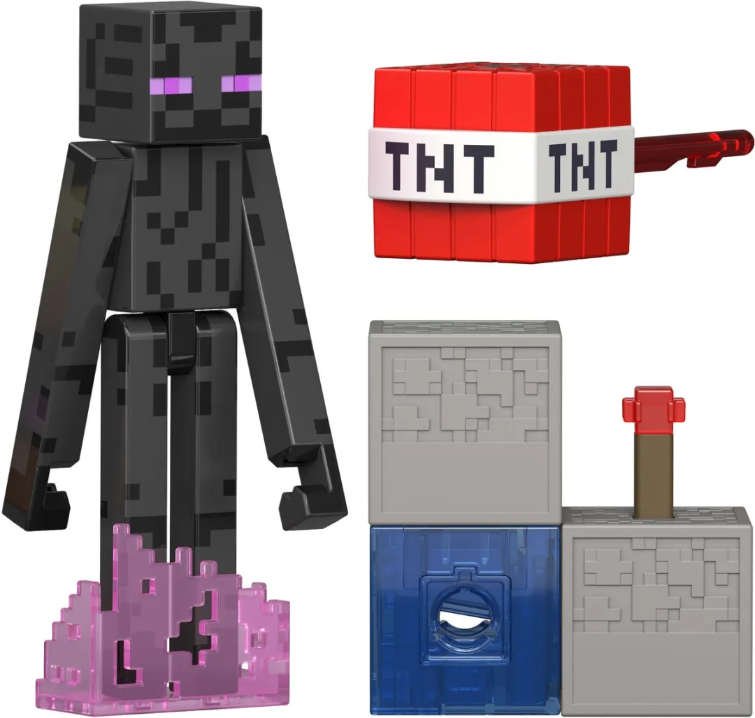 Mattel Minecraft Enderman Action Figure 8cm