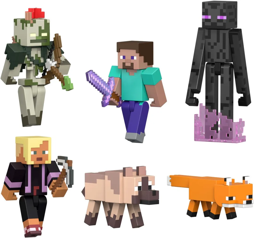 Mattel Minecraft Enderman Action Figure 8cm - Multi