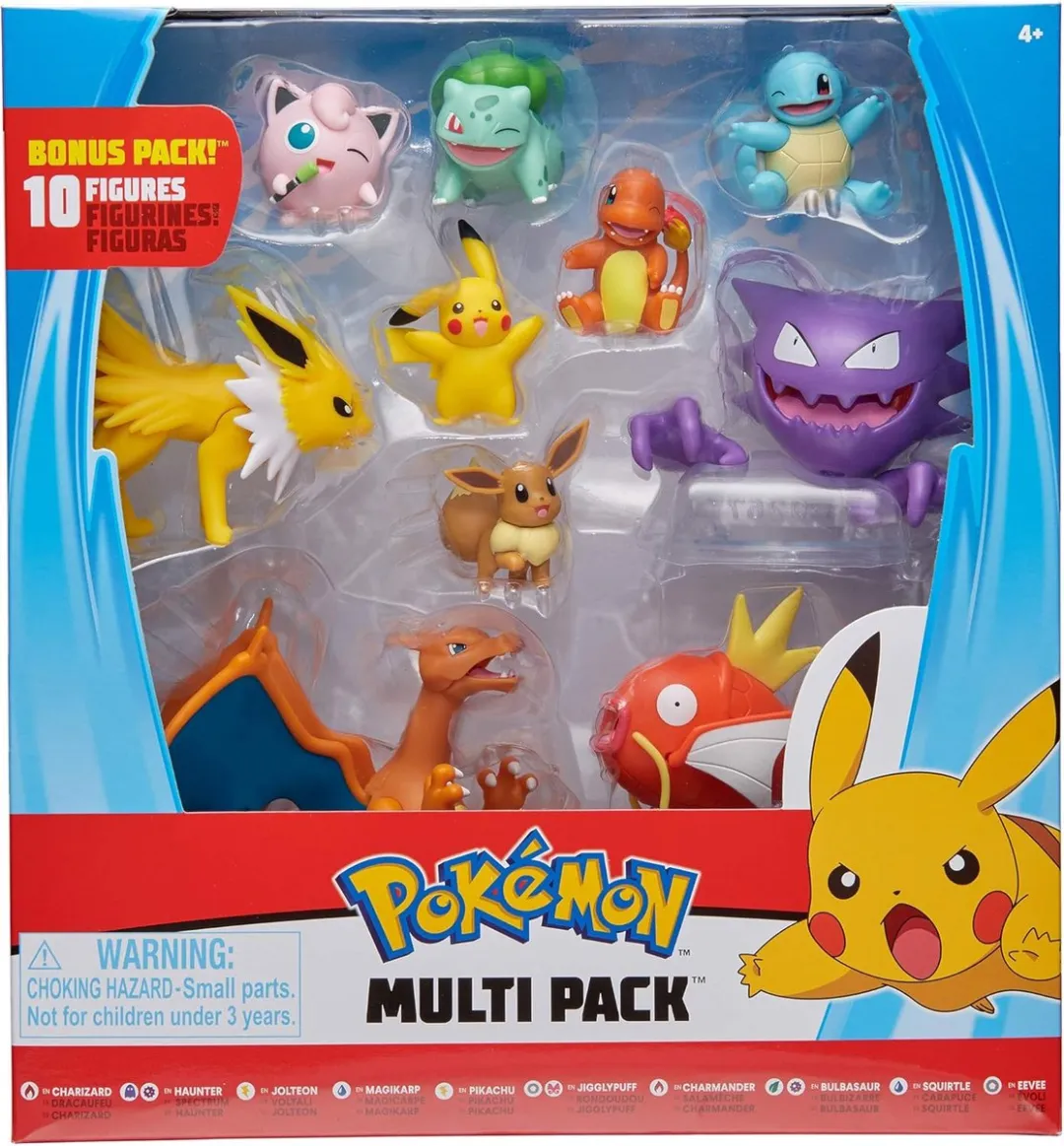 Pokémon Battle Figuren - 10 Stuks - Multi