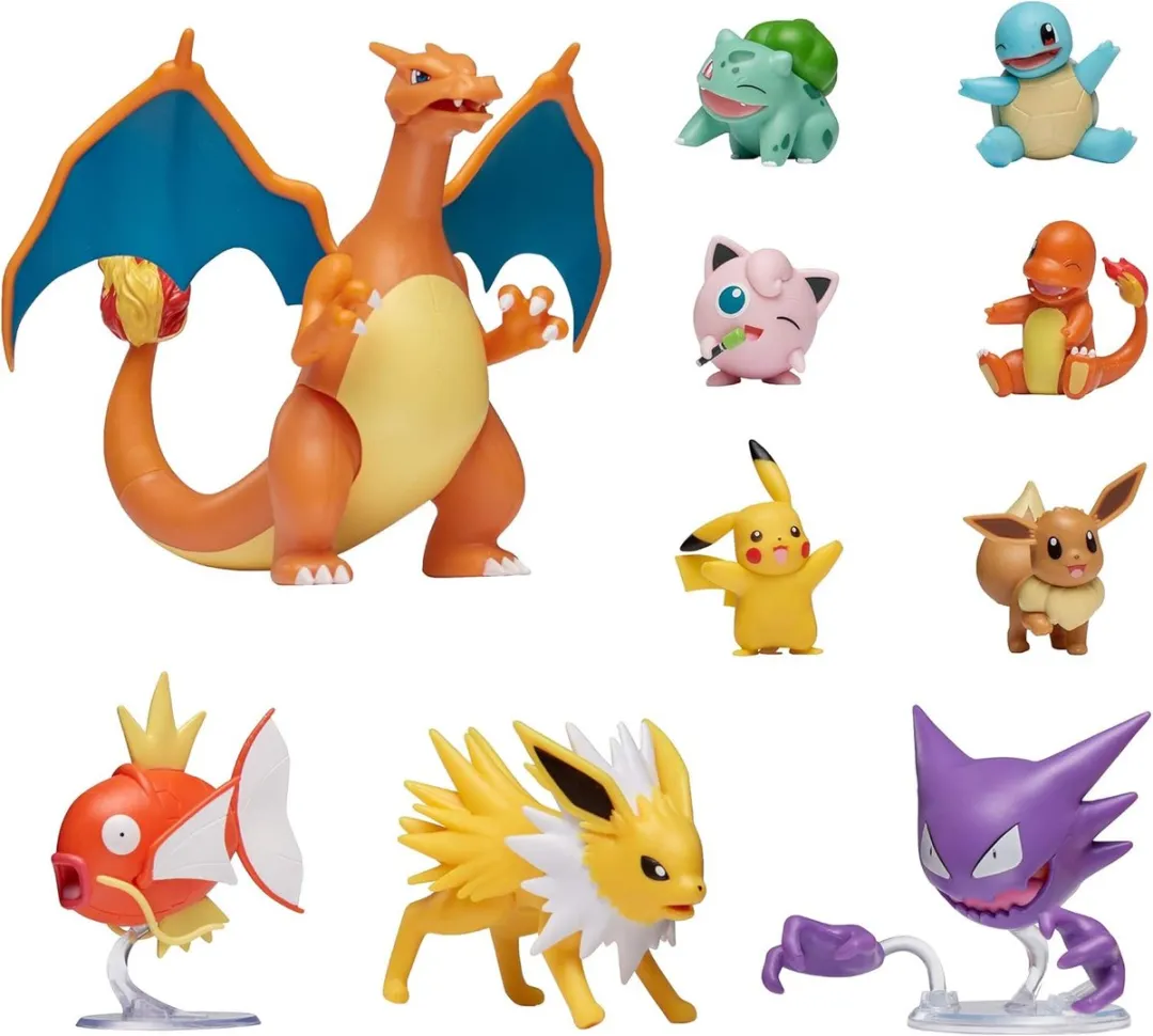 Pokémon Battle Figuren - 10 Stuks - Multi