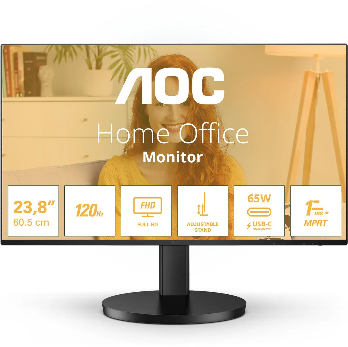 AOC Q27B3CF2 QHD IPS Monitor 27 inch - USB-C 65W