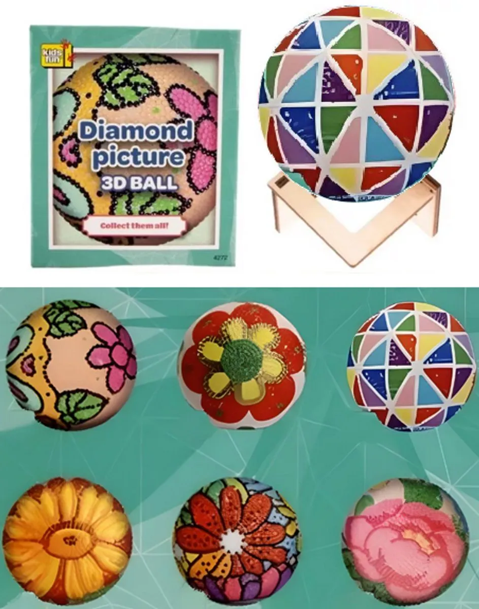 Jonotoys Diamond Painting 3D Bal Knutselset 10cm