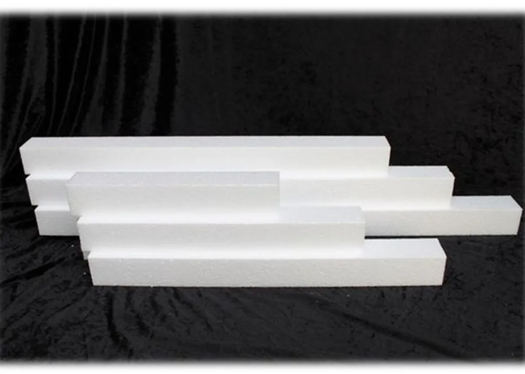 Bellatio Design Piepschuim Staaf 40x5cm Wit