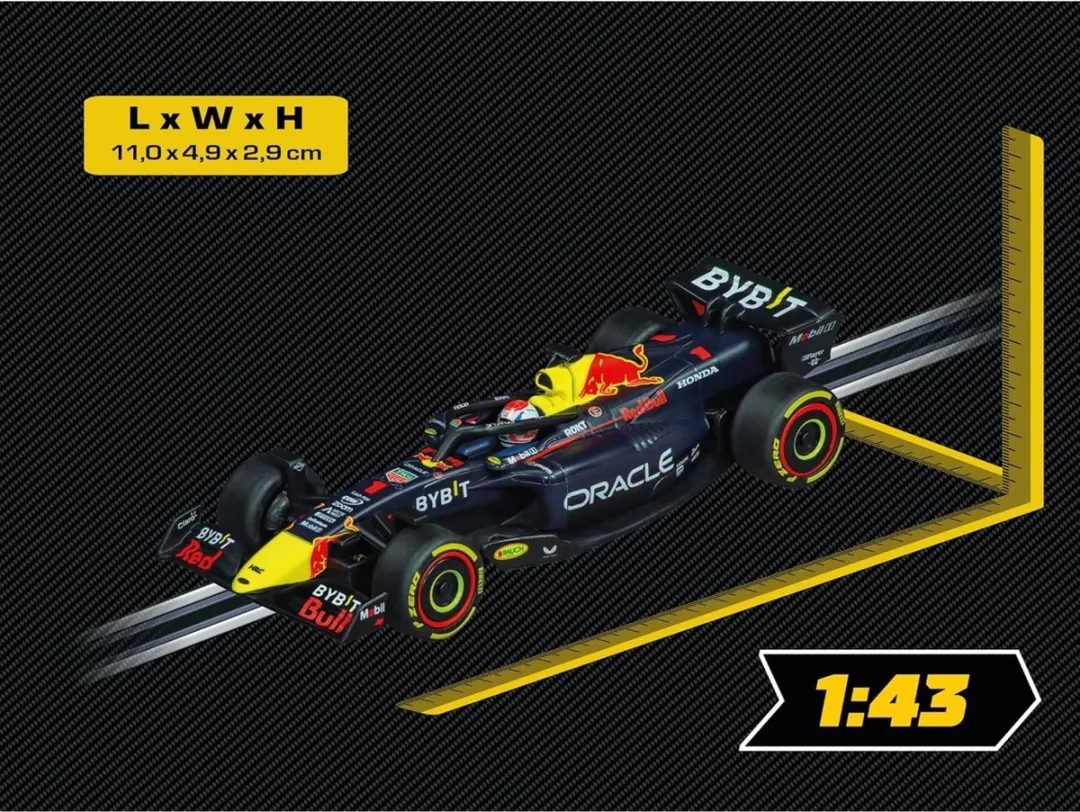 Carrera Go!!! Red Bull Racing Oracle RB19 Max Verstappen 1:43 Auto - CAR20064236 - Rood