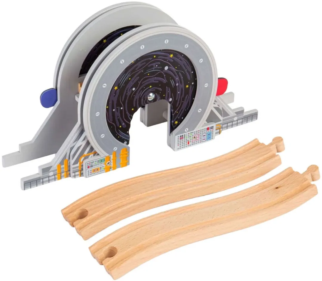 BIGJIGS Ruimtebrug Houten Rails BJT616
