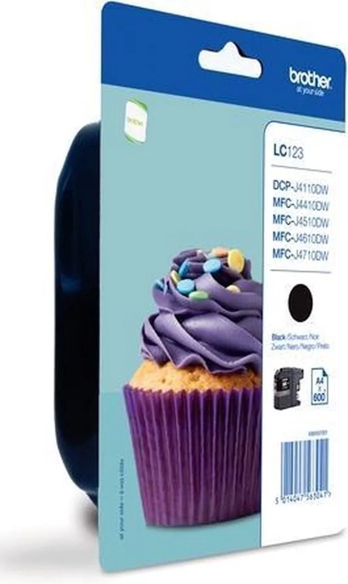 Brother LC123BKBP Inktcartridge - Zwart