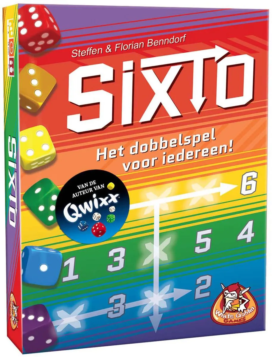 White Goblin Games Sixto Dobbelspel - 1-6 Spelers WGG-2407