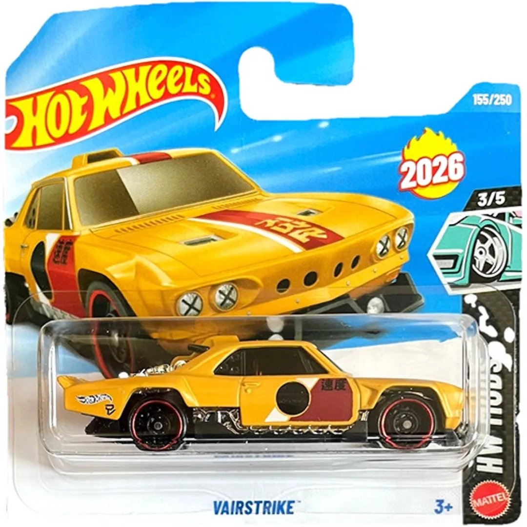 Hot Wheels Vairstrike Satin Mustard 21A Short Card 2026