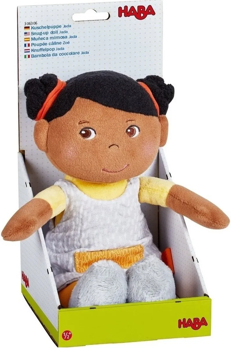 Haba Jada Junior Knuffelpop 29cm - Multicolor