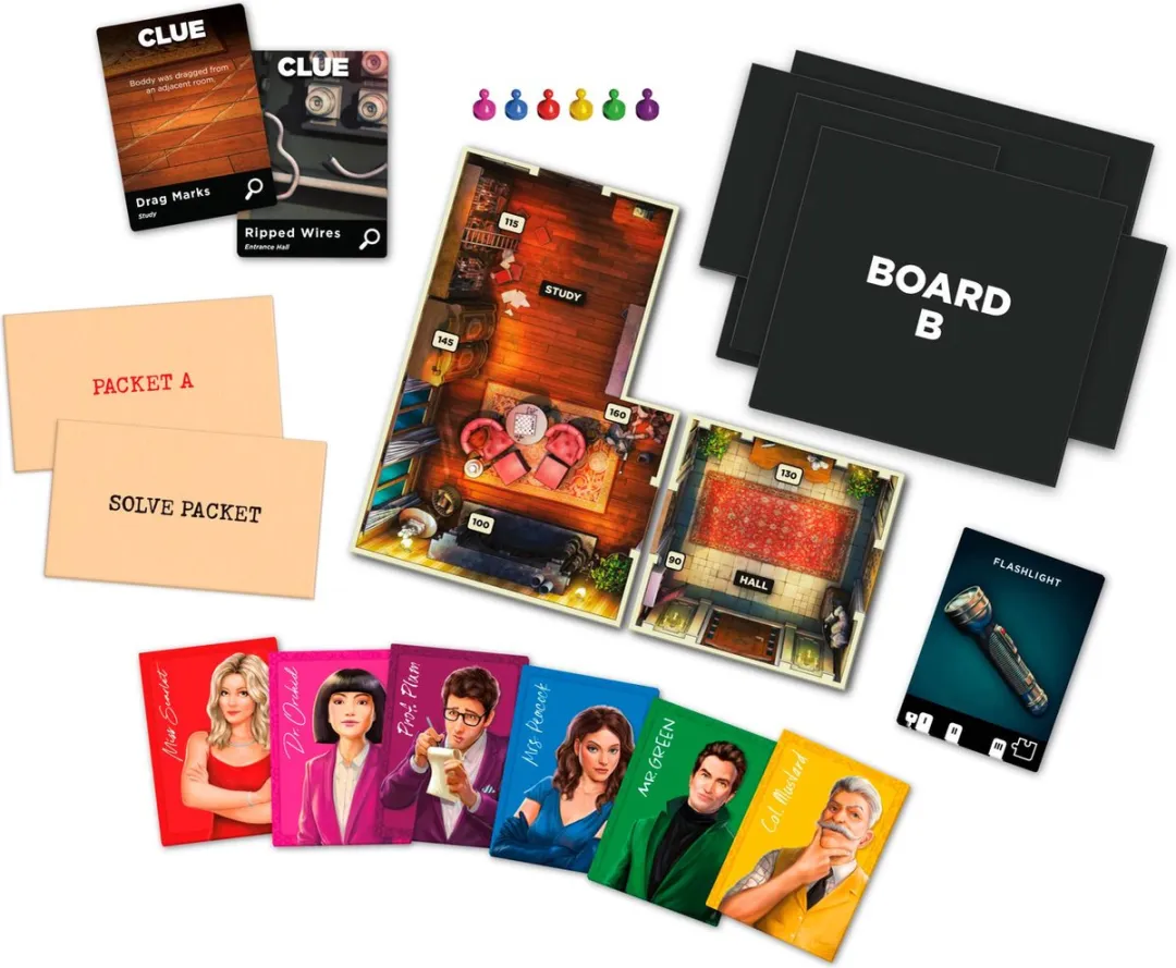 Hasbro Cluedo Escape Verrat in der Villa F5699100
