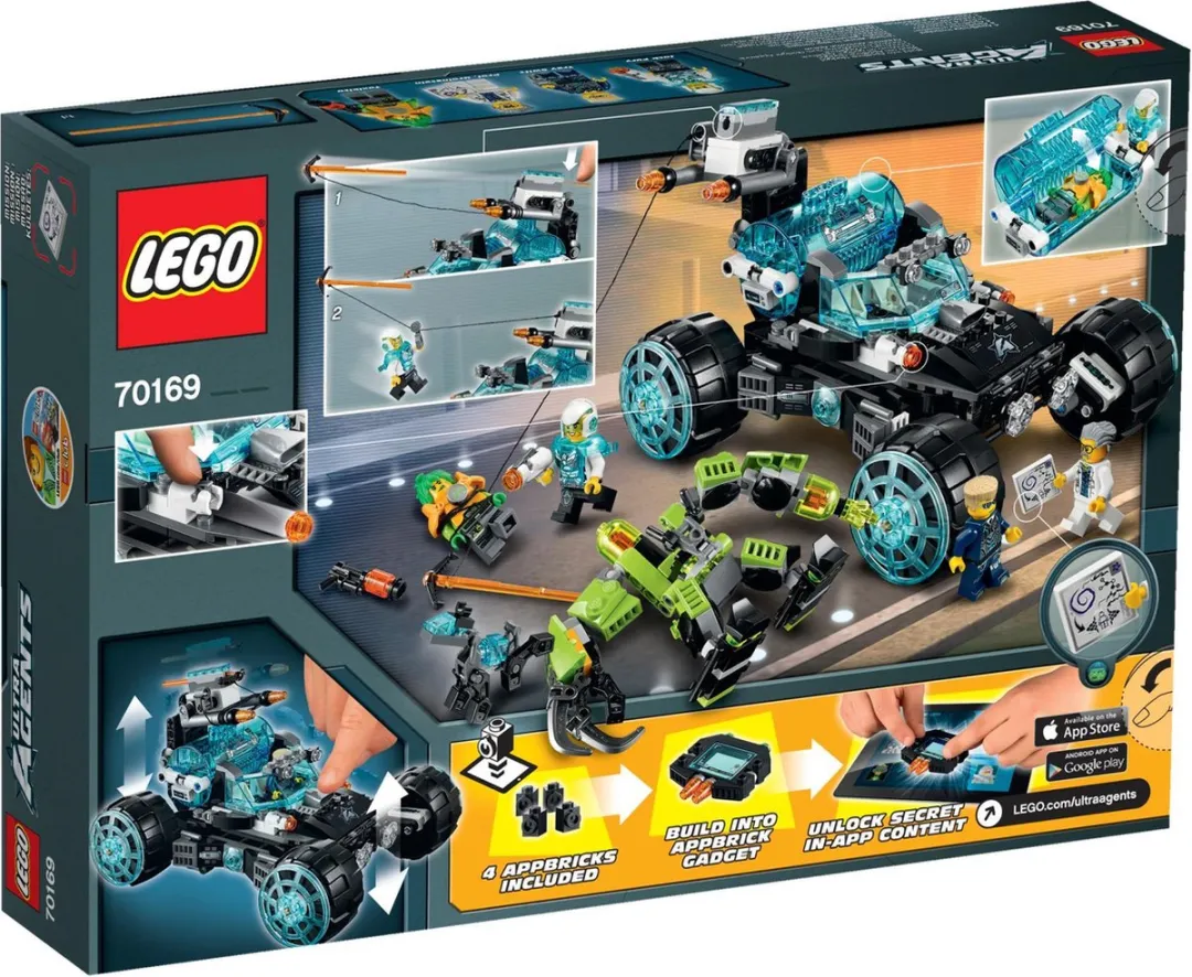 LEGO Agent Stealth Patrouille - 475 Stukken - 4 Minifiguren
