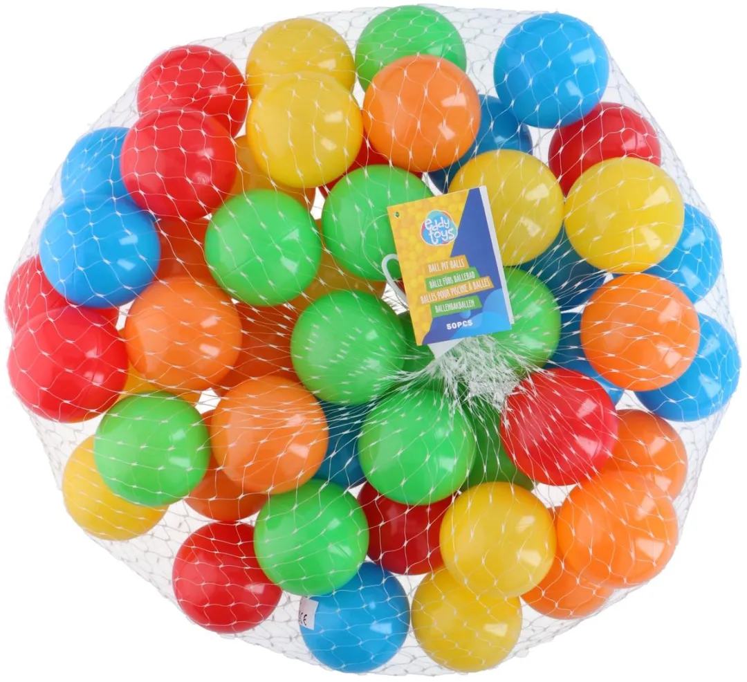 Eddy Toys Ballenbakballen 50 Stuks - Multicolor