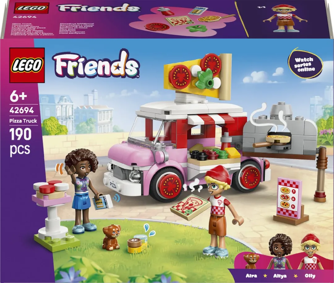 LEGO Friends Pizzatruck 42694 - Bouwset 190 Stukken - Meerkleurig
