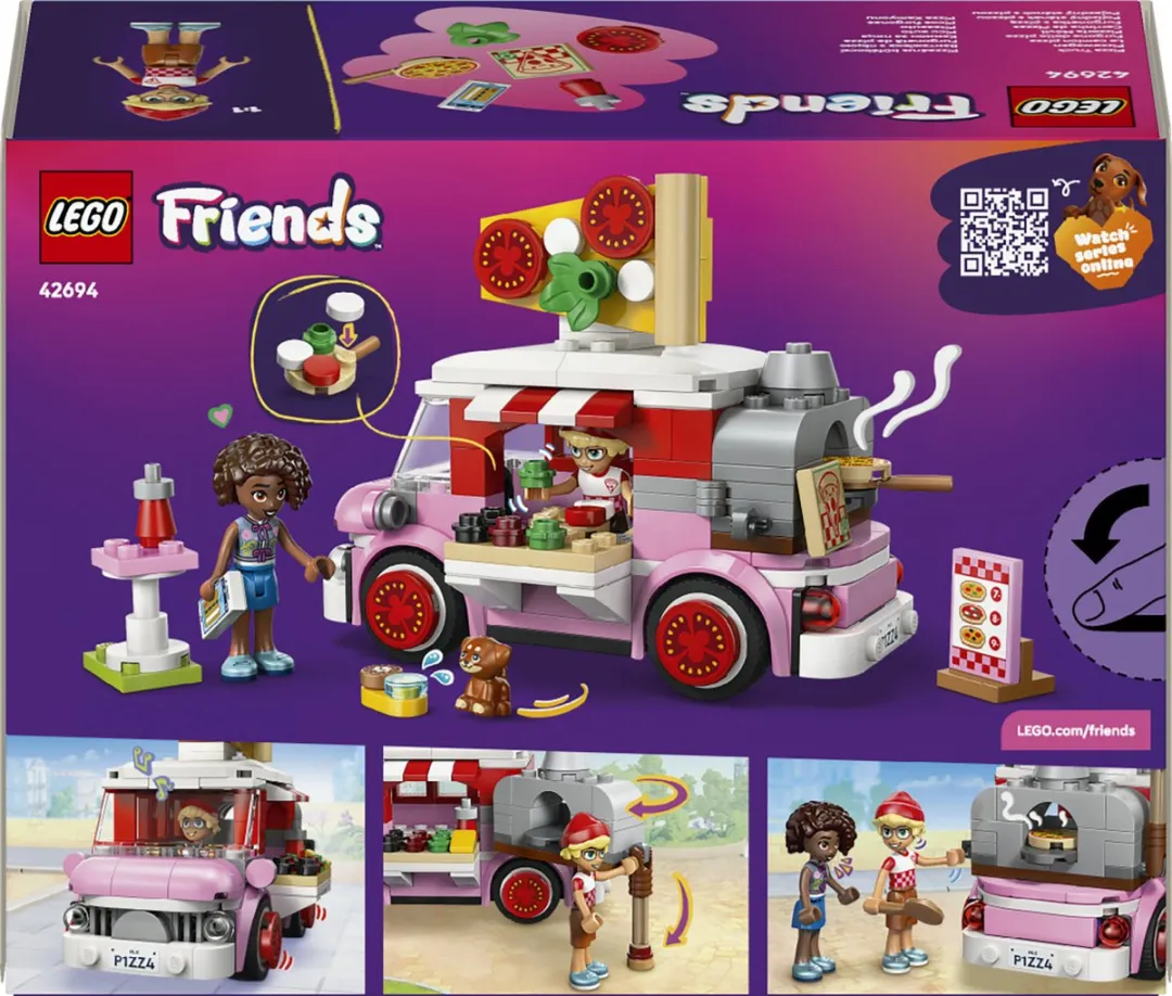 LEGO Friends Pizzatruck 42694 - Bouwset 190 Stukken - Meerkleurig