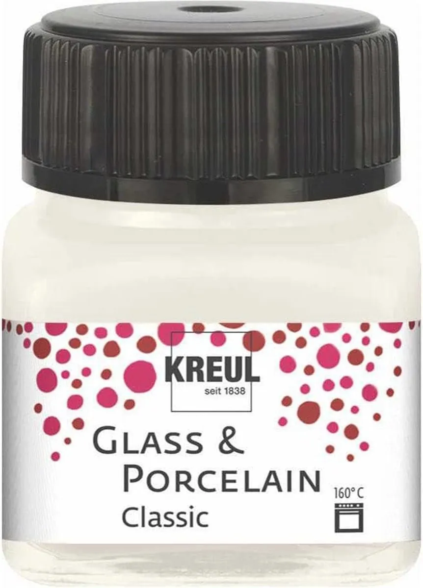 Kreul Glasverf Porselein Ivoor Classic 20ml