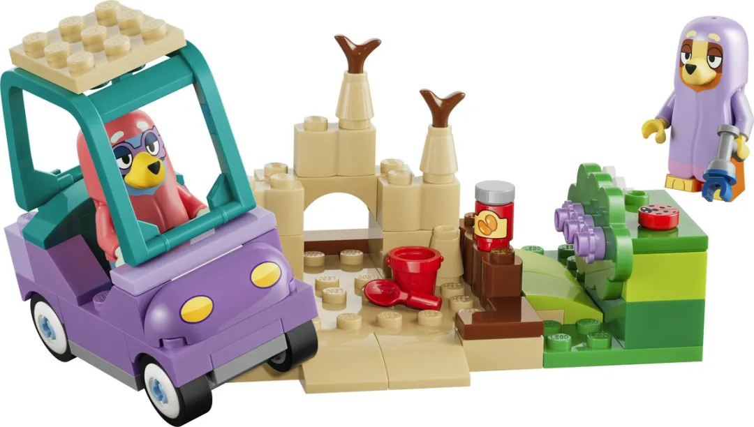 LEGO Bluey Oma's met Bingo en Bluey Bouwset 11216 - 80 Stukken - Meerkleurig