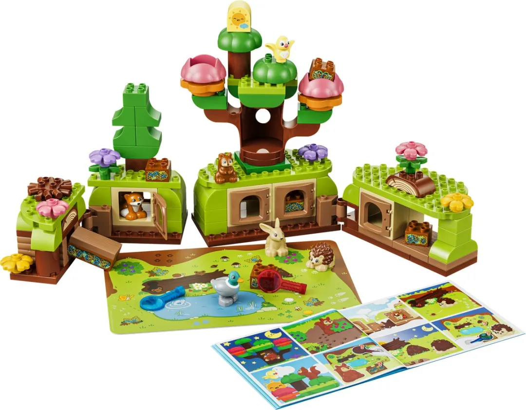 LEGO DUPLO Ontdekkingsbos Wilde Dieren 10480 - 131 Stukken - Meerkleurig