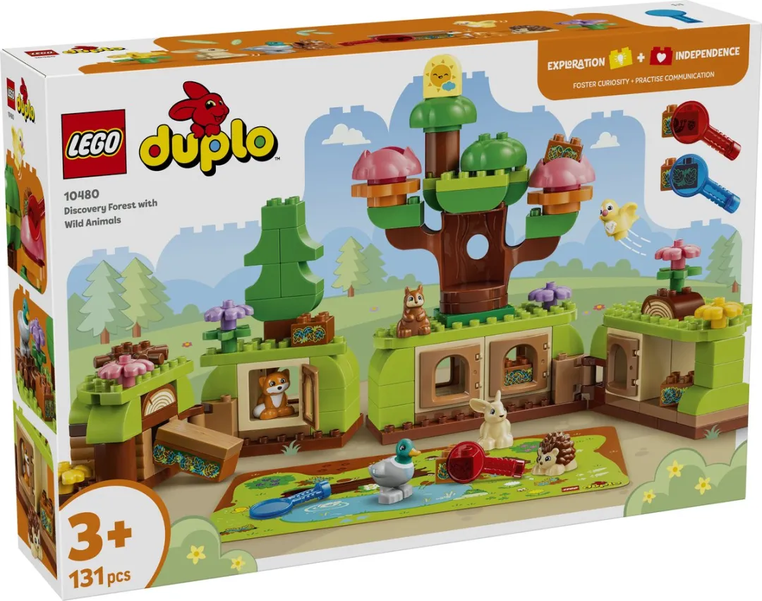 LEGO DUPLO Ontdekkingsbos Wilde Dieren 10480 - 131 Stukken - Meerkleurig