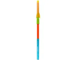 Eddy Toys Raketlanceer Speelgoed Set - 3 Schuimraketten