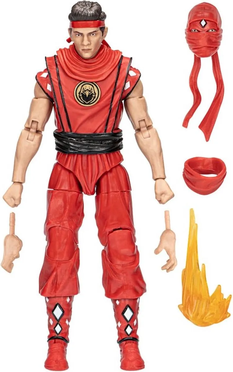Hasbro Power Rangers Miguel Diaz Red Eagle Ranger Actiefiguur - 15cm - afbeelding 3 van 6