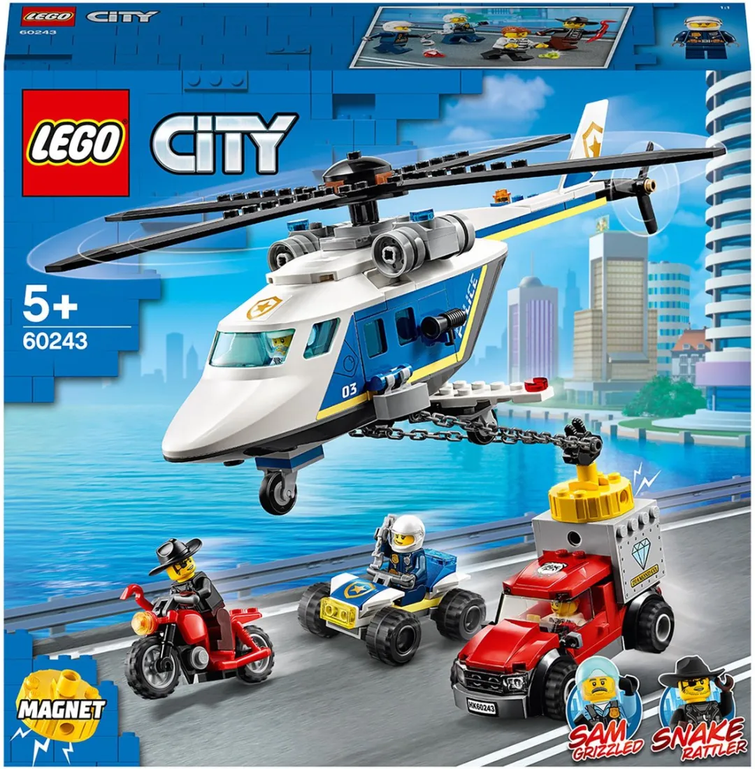 LEGO Police Helicopter Chase 212 Stukken