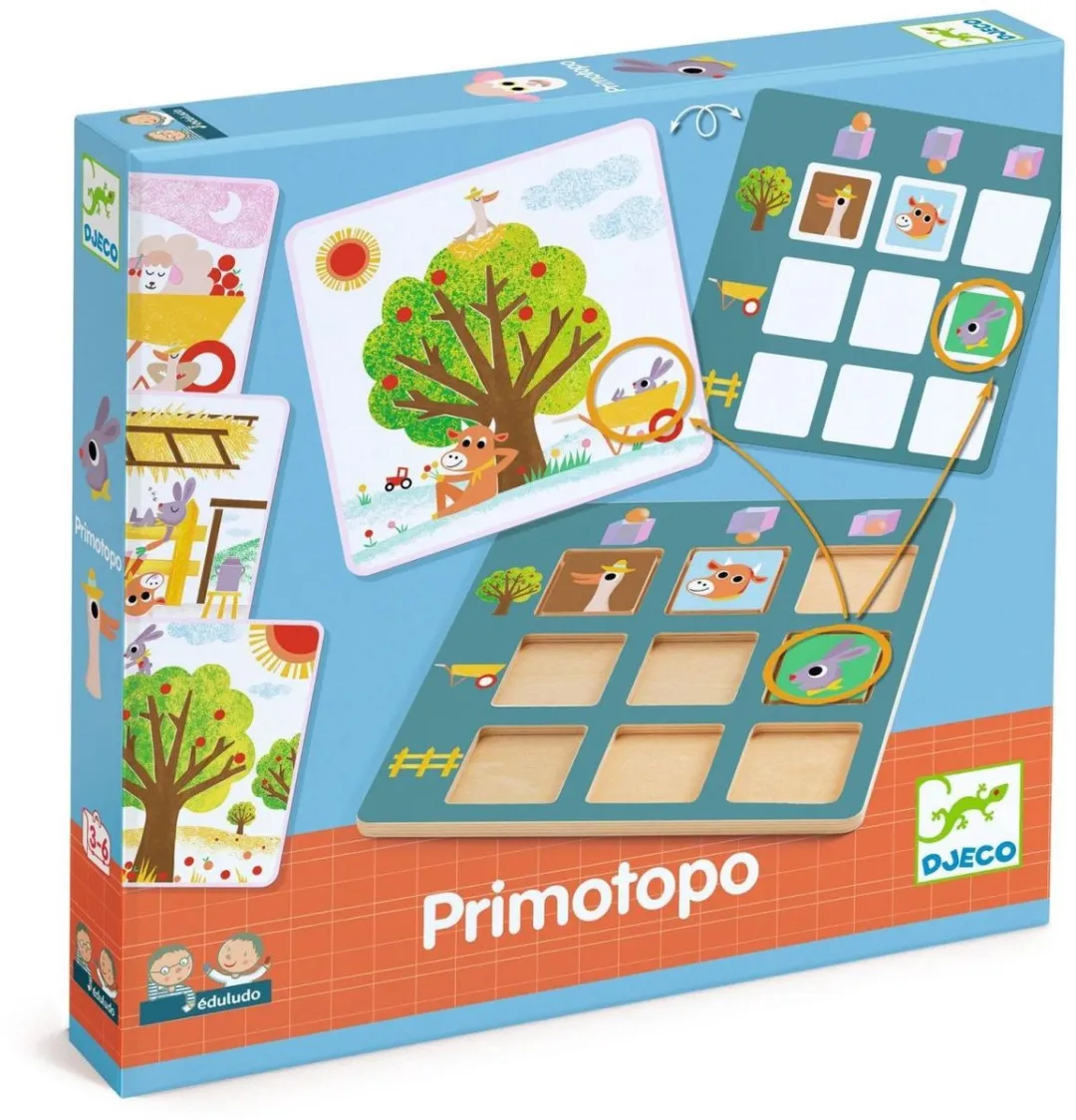 Djeco Eduludo Primotopo - Houten Speelbord