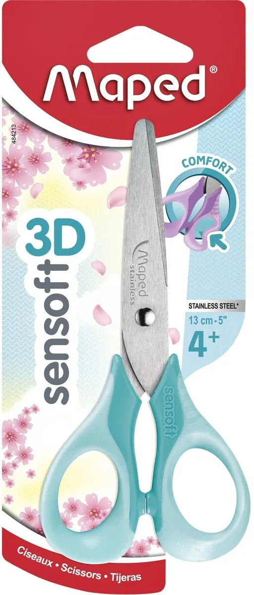 Maped Sensoft Schaar 13cm - Pastel Assorti - afbeelding 2 van 6