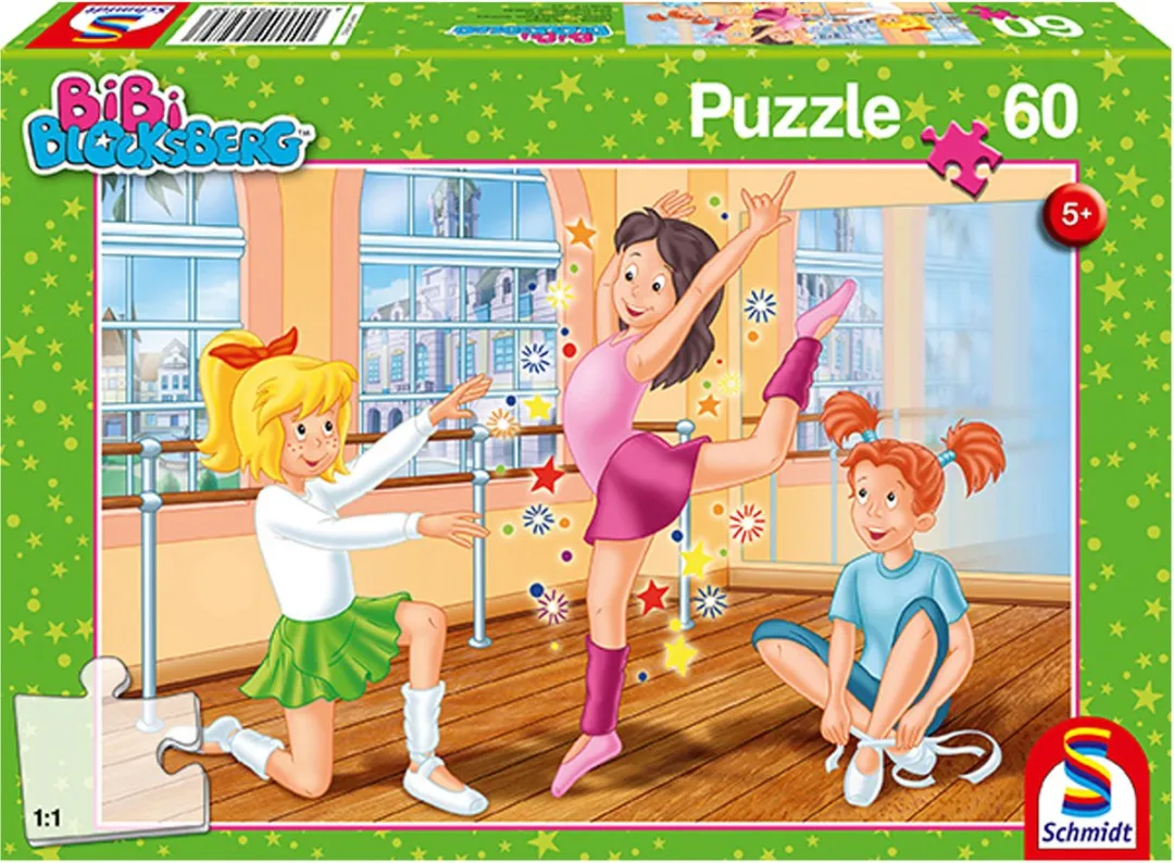 Schmidt Spiele Bibi Blocksberg Balletschool Puzzel