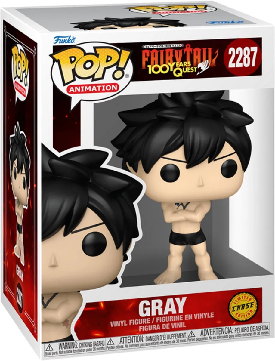 Funko Pop! Fairy Tail Gray Chase Edition Vinylfiguur - 0889698906395