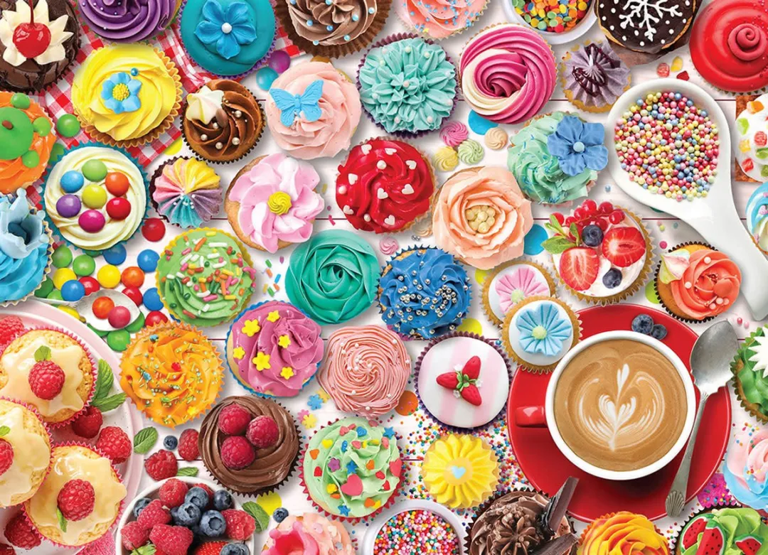 Eurographics Puzzel Cupcake Party 1000 Stuks