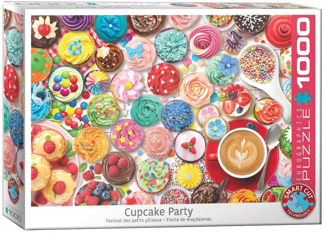 Eurographics Puzzel Cupcake Party 1000 Stuks - Meerkleurig