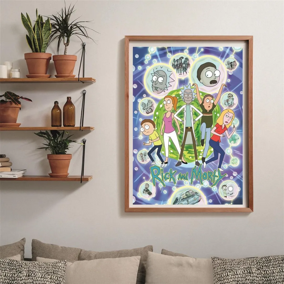 Clementoni Rick & Morty Legpuzzel 1000 Stuks - Meerkleurig