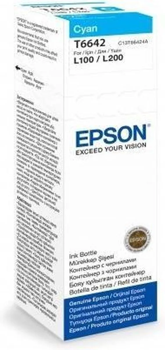 Epson T6642 Cyan Inktcartridge - 70ml