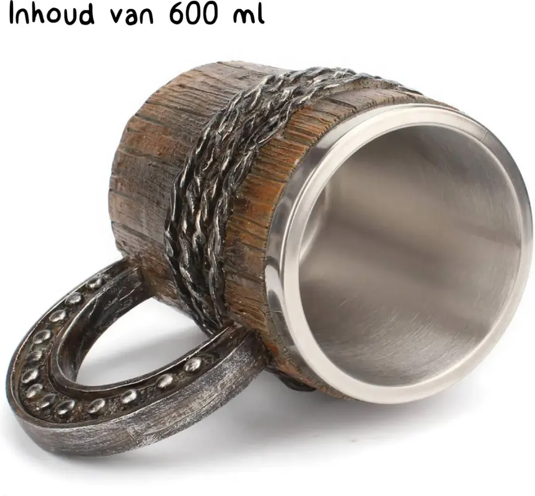 Lapi Toys Dungeons & Dragons Mok 600ml - Roestvrij Staal