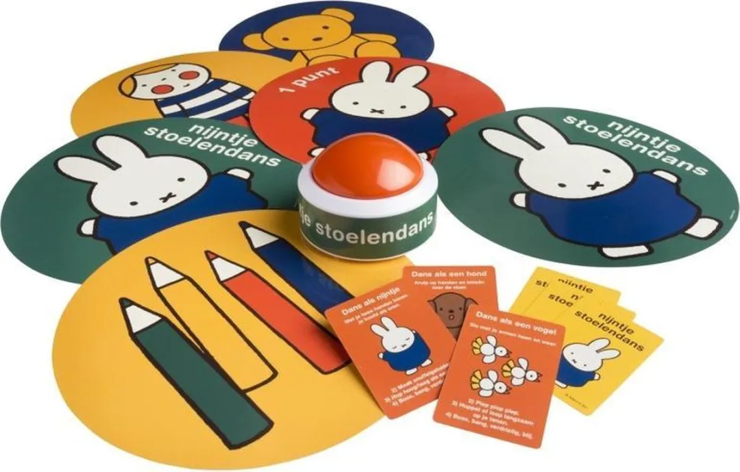 Identity Games Nijntje Stoelendans - 12 Danscirkels & Dierenkaarten