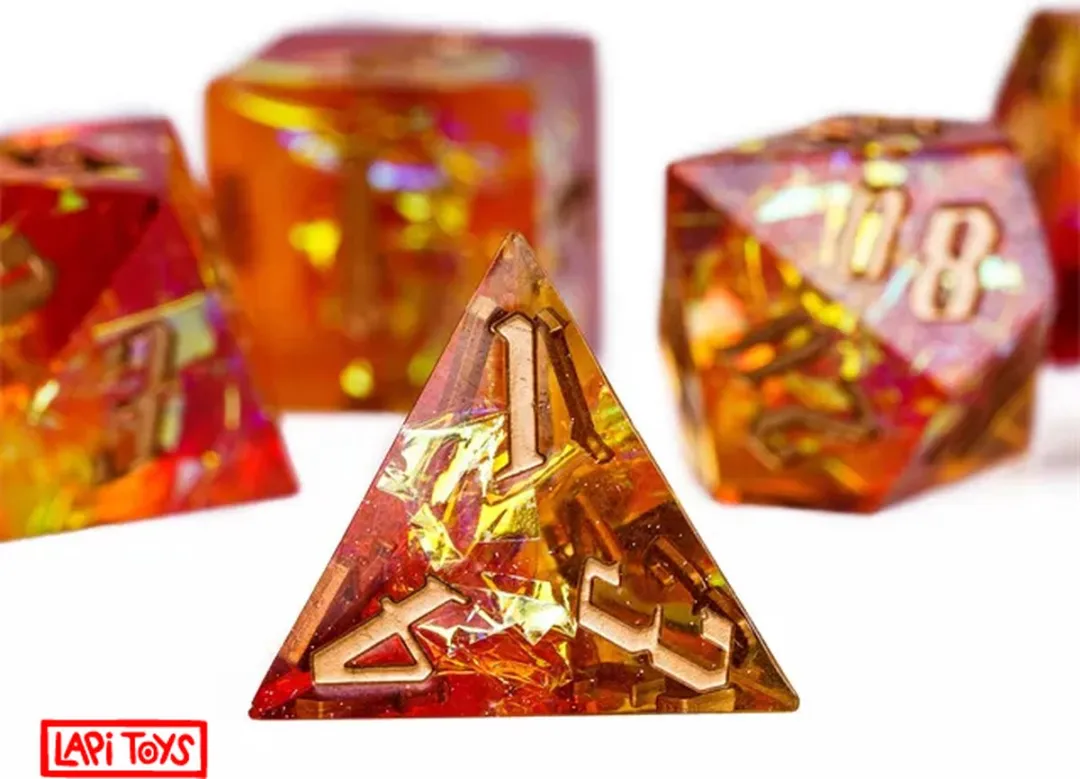 Lapi Toys D&D Dobbelstenen Set - 7 Stuks - Oranje