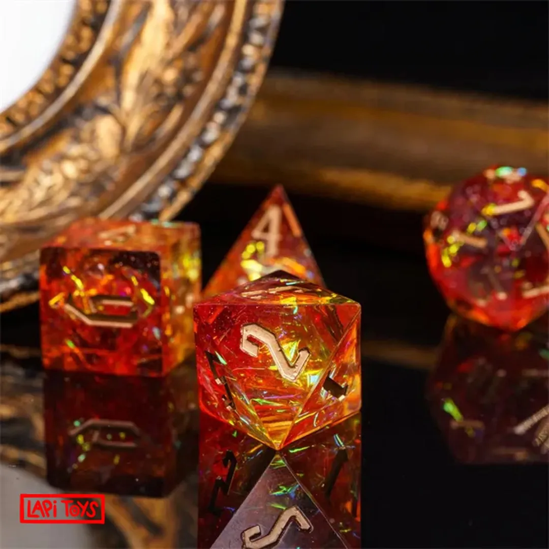Lapi Toys D&D Dobbelstenen Set - 7 Stuks - Oranje