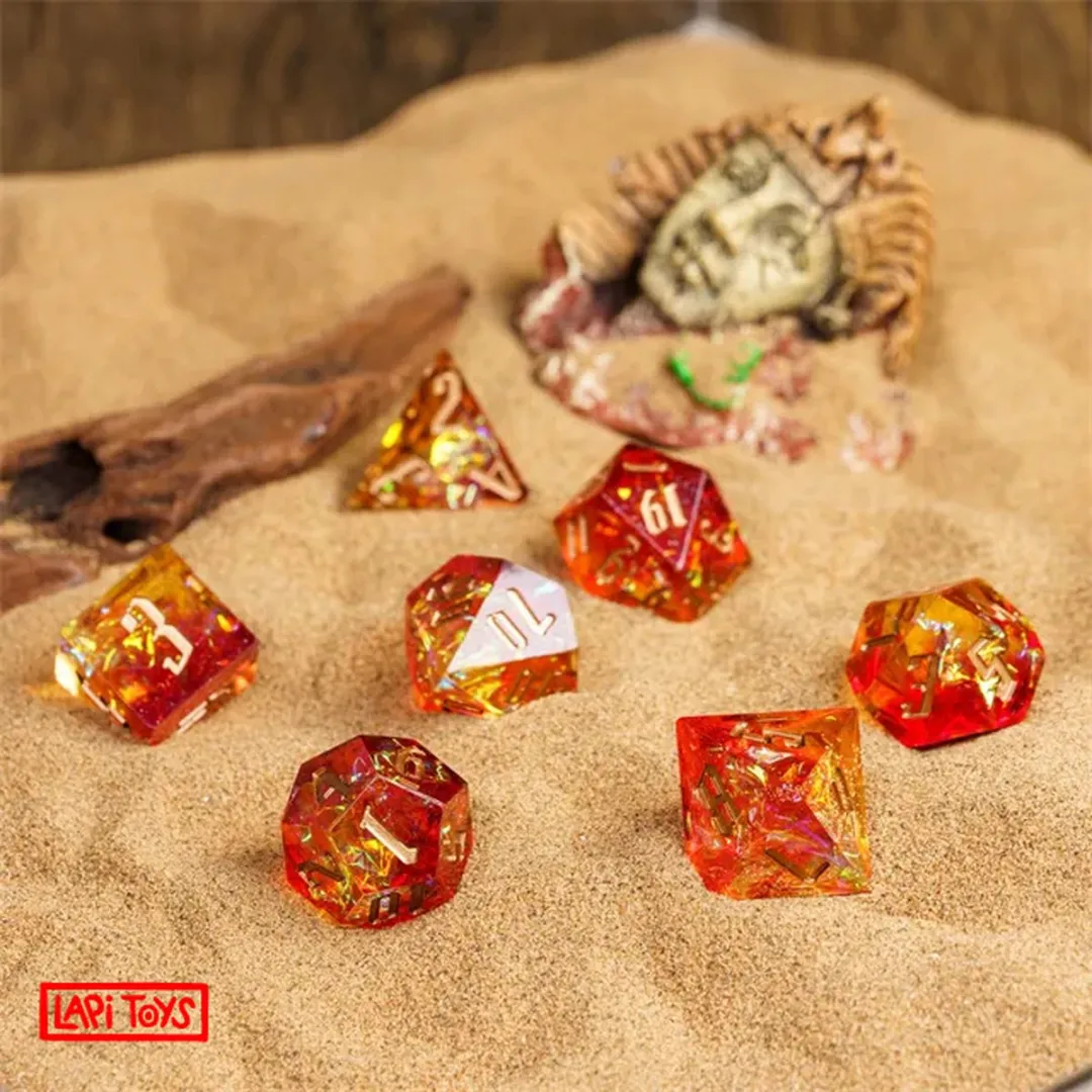 Lapi Toys D&D Dobbelstenen Set - 7 Stuks - Oranje