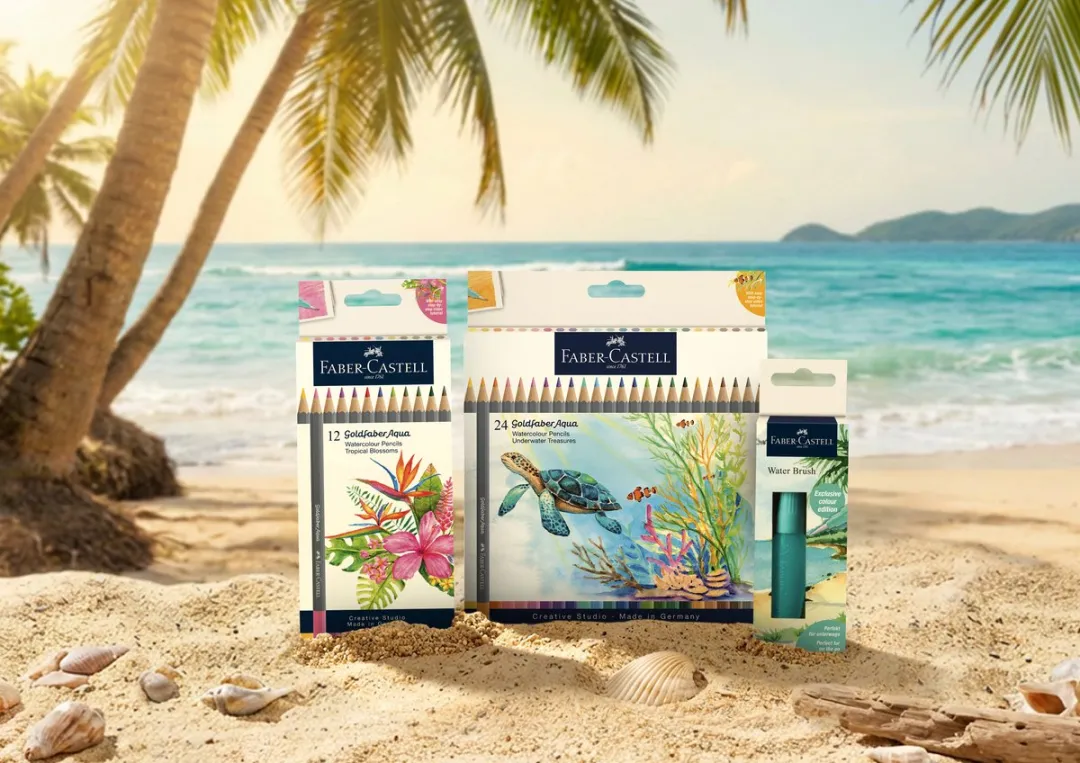 Faber-Castell Goldfaber Tropical Blossoms Aquarelpotlood - 12 Stuks