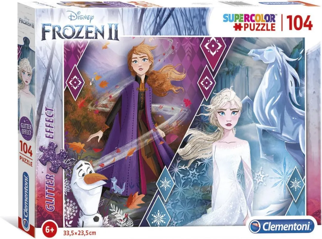 Clementoni Frozen 2 Puzzel 104 Stuks - Multicolor