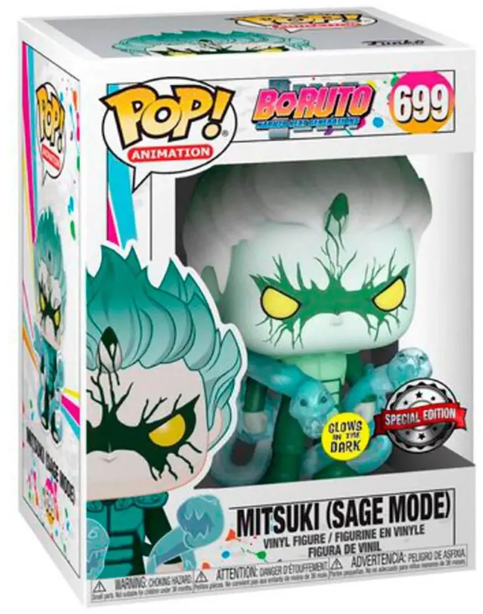 Funko Boruto Mitsuki Sage Mode POP! - 9cm - Multicolor - afbeelding 6 van 6