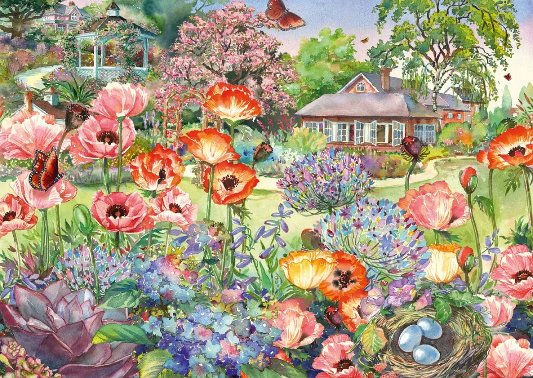 Schmidt Spiele Bloemen Tuin Legpuzzel 1000 Stuks