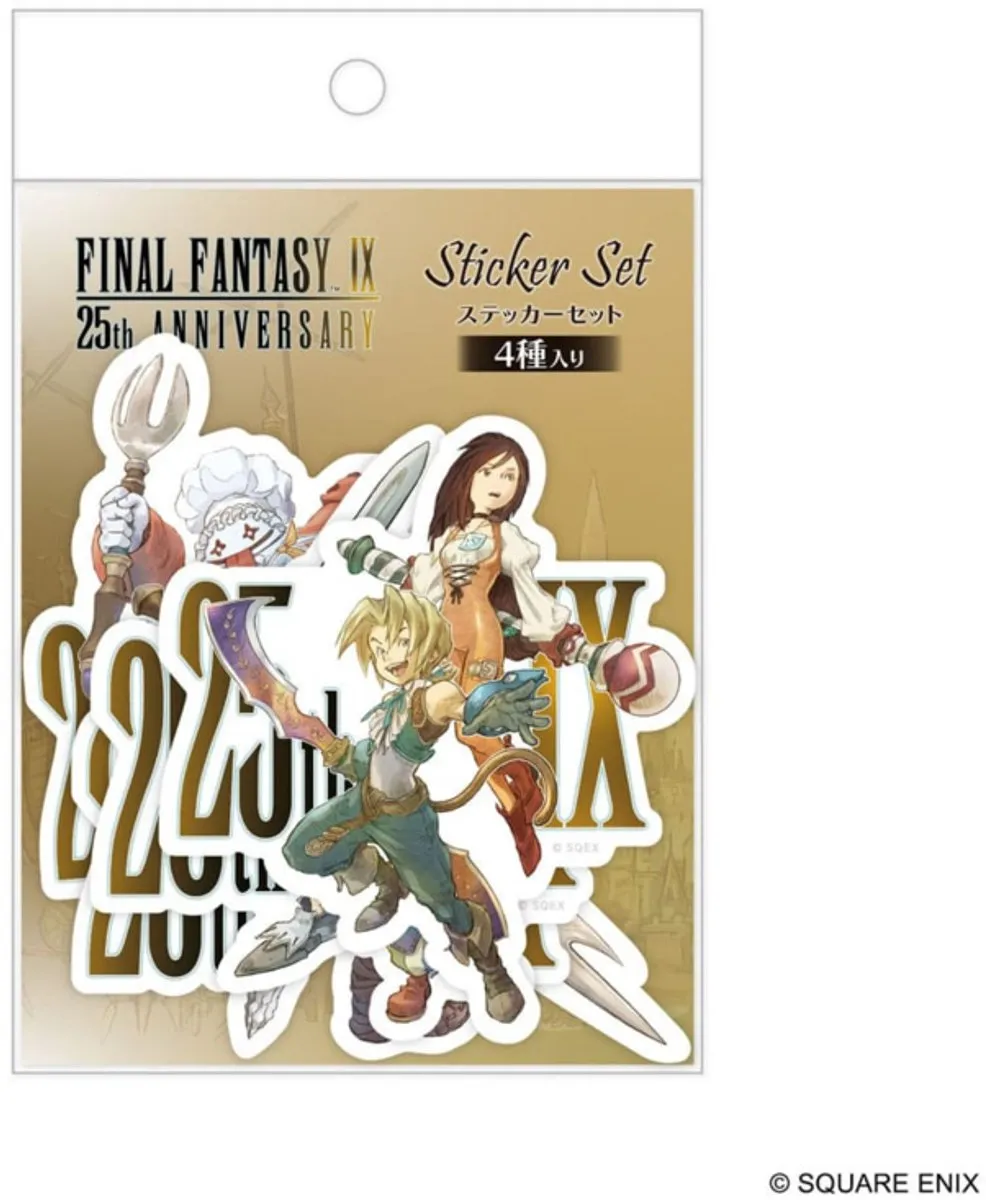 Square Enix Final Fantasy IX Stickerpack - 25th Anniversary - Multi