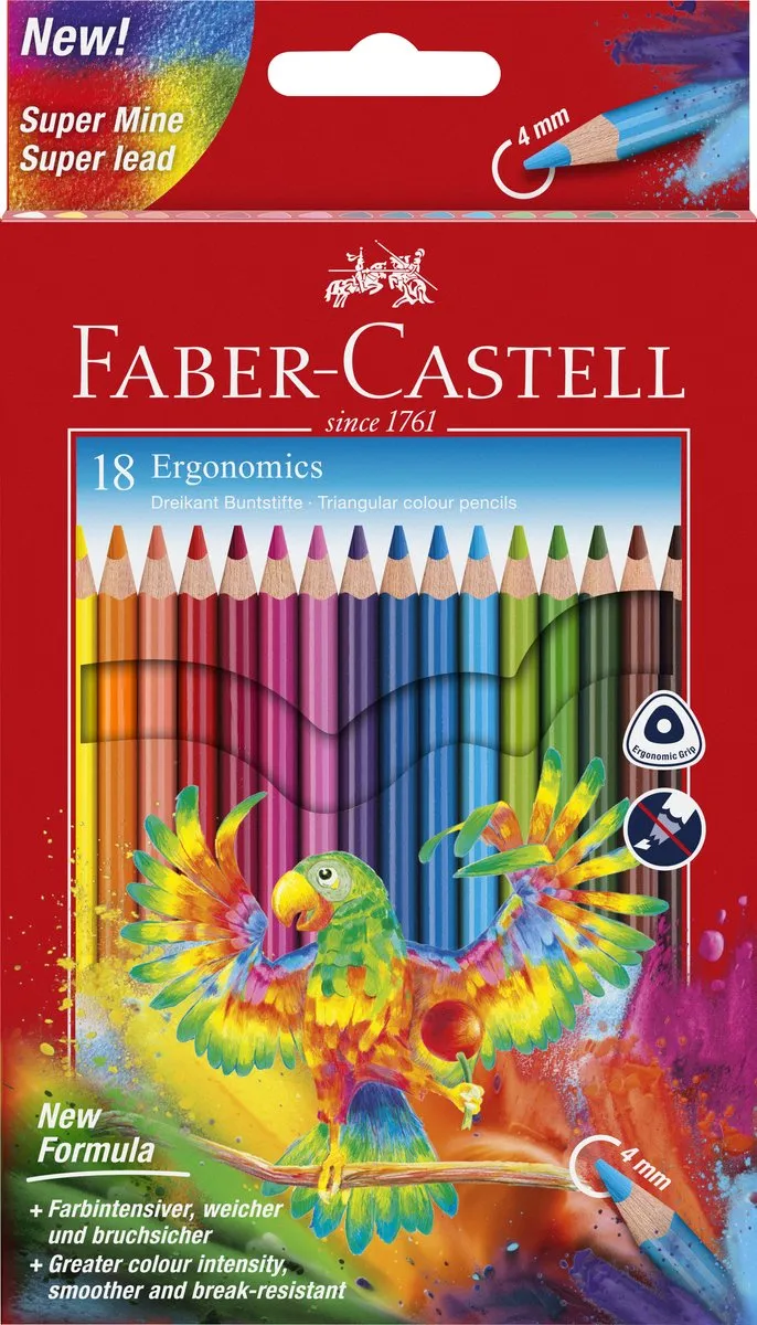 Faber-Castell Ergonomics Driekant Kleurpotlood